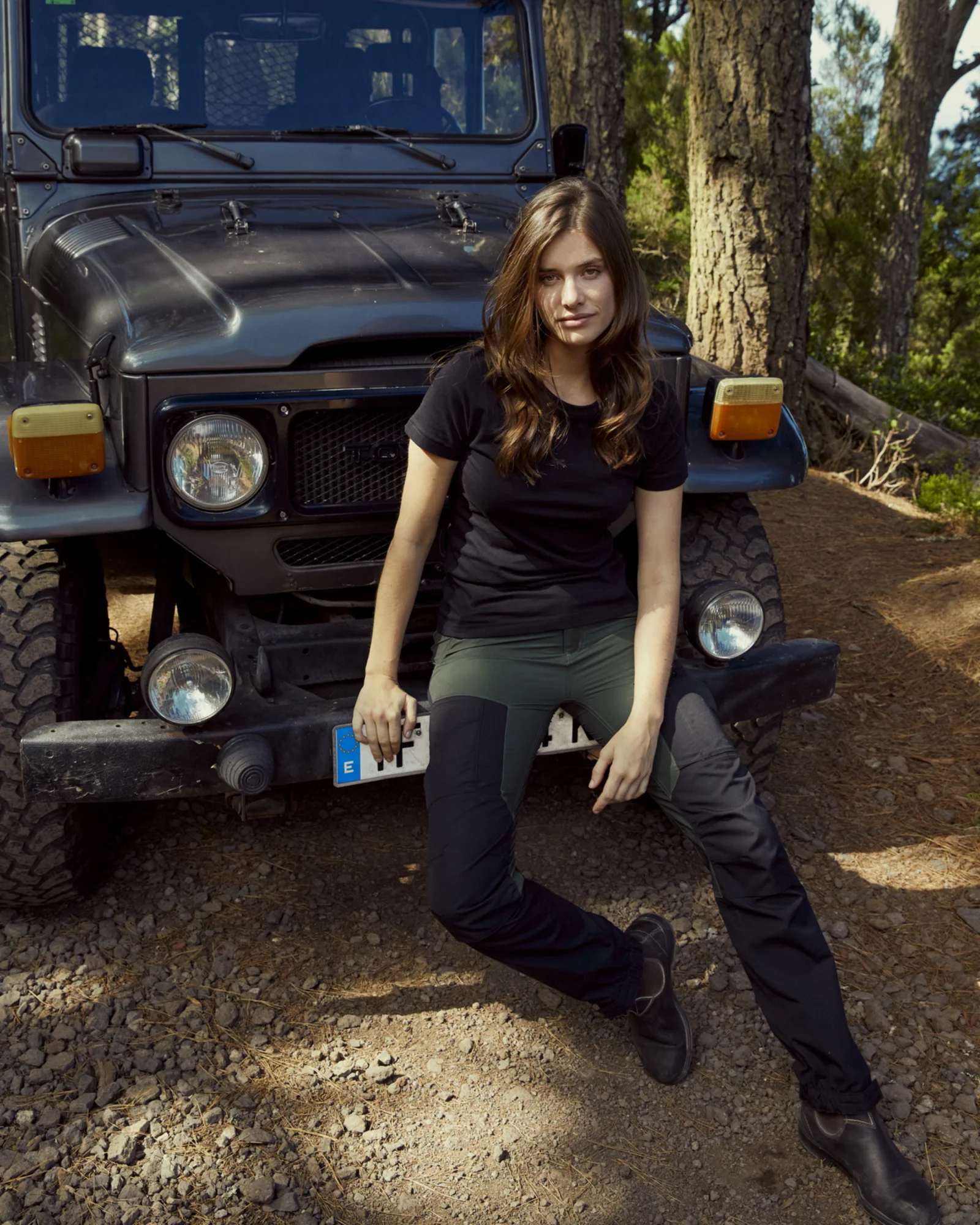 Clique Kenai werkbroek dames op een model