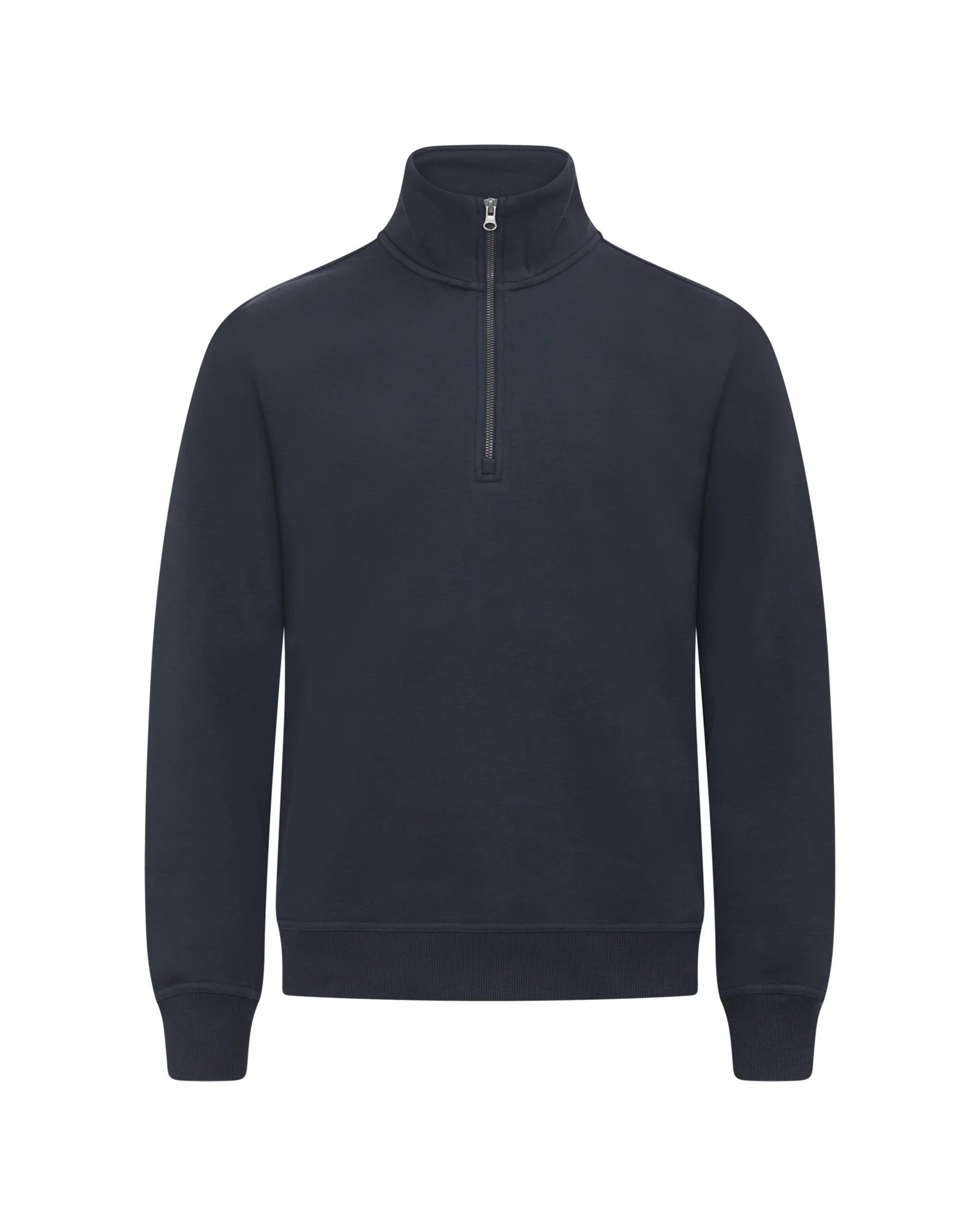 Clique Miami Half Zip trui met halve rits unisex in marine, vooraanzicht