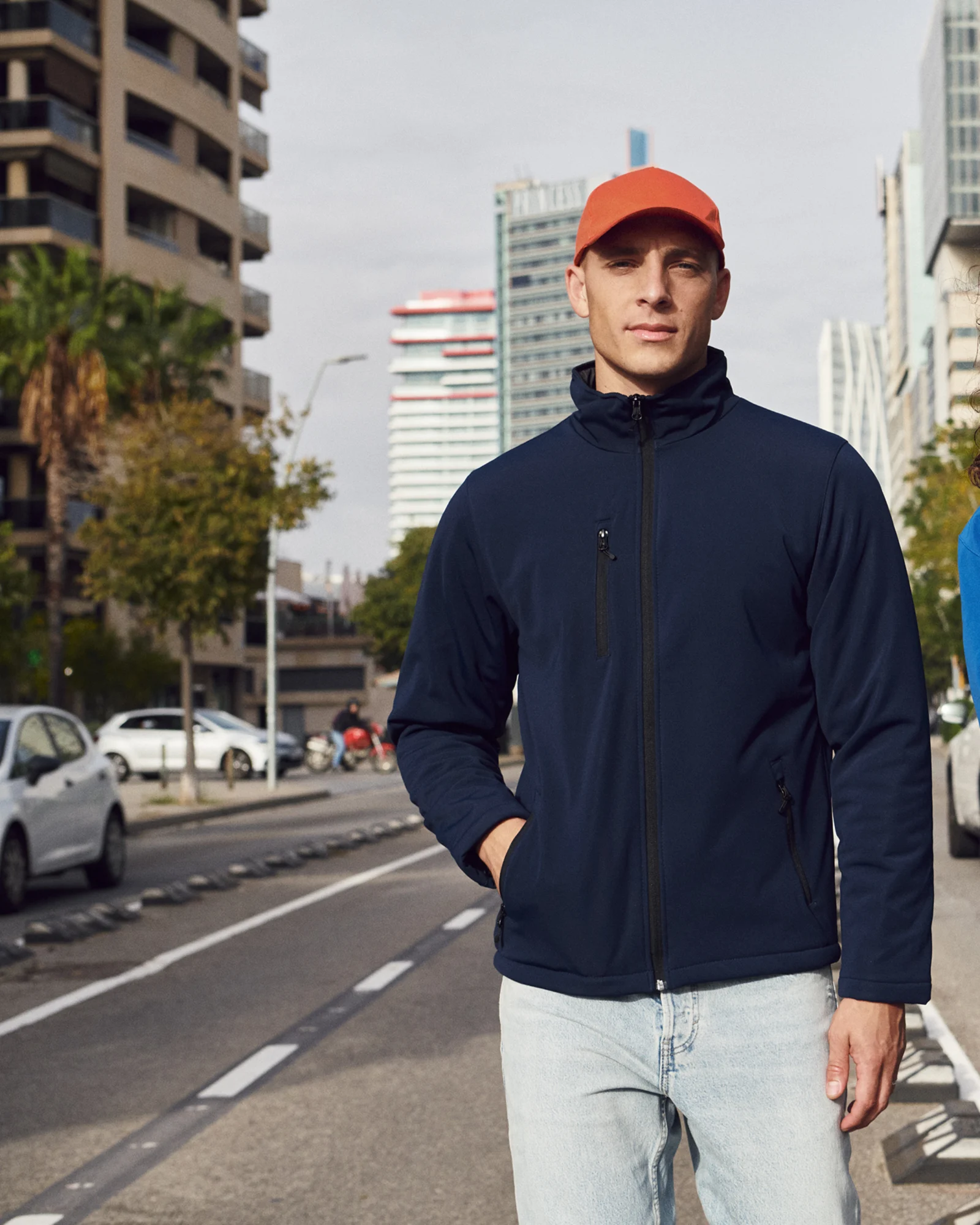 Clique Padded Softshell Jacket softshell jas heren op een model