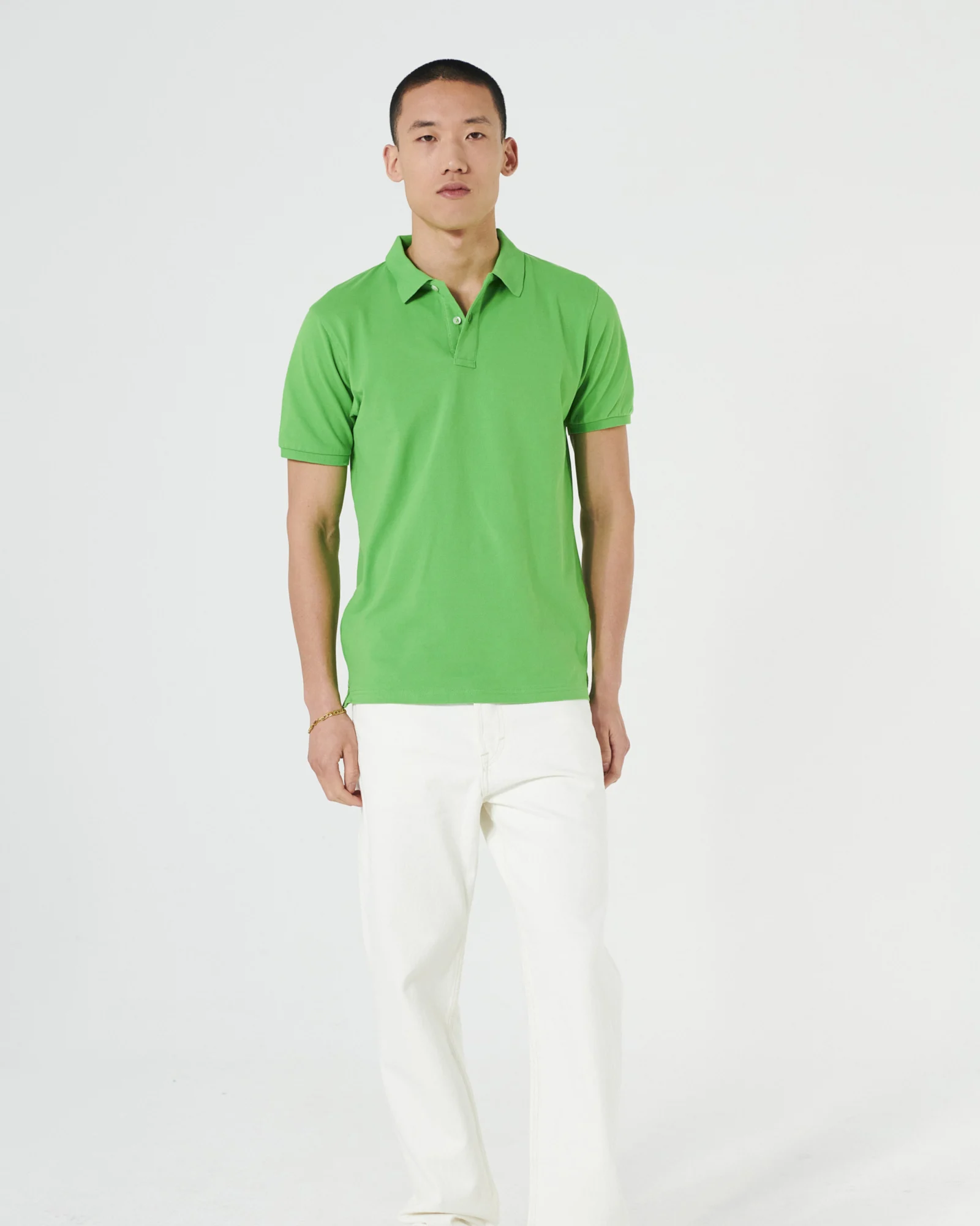 Clique Stretch Premium Polo heren op een model
