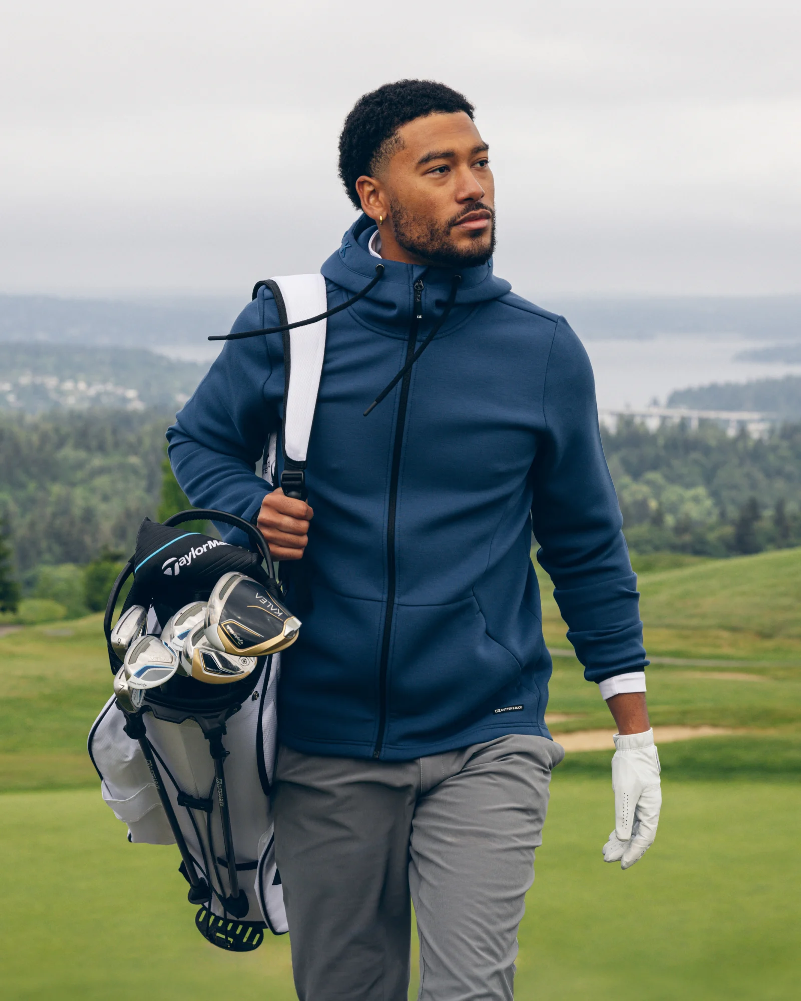 Cutter & Buck Pemberton Hood Full Zip vest heren