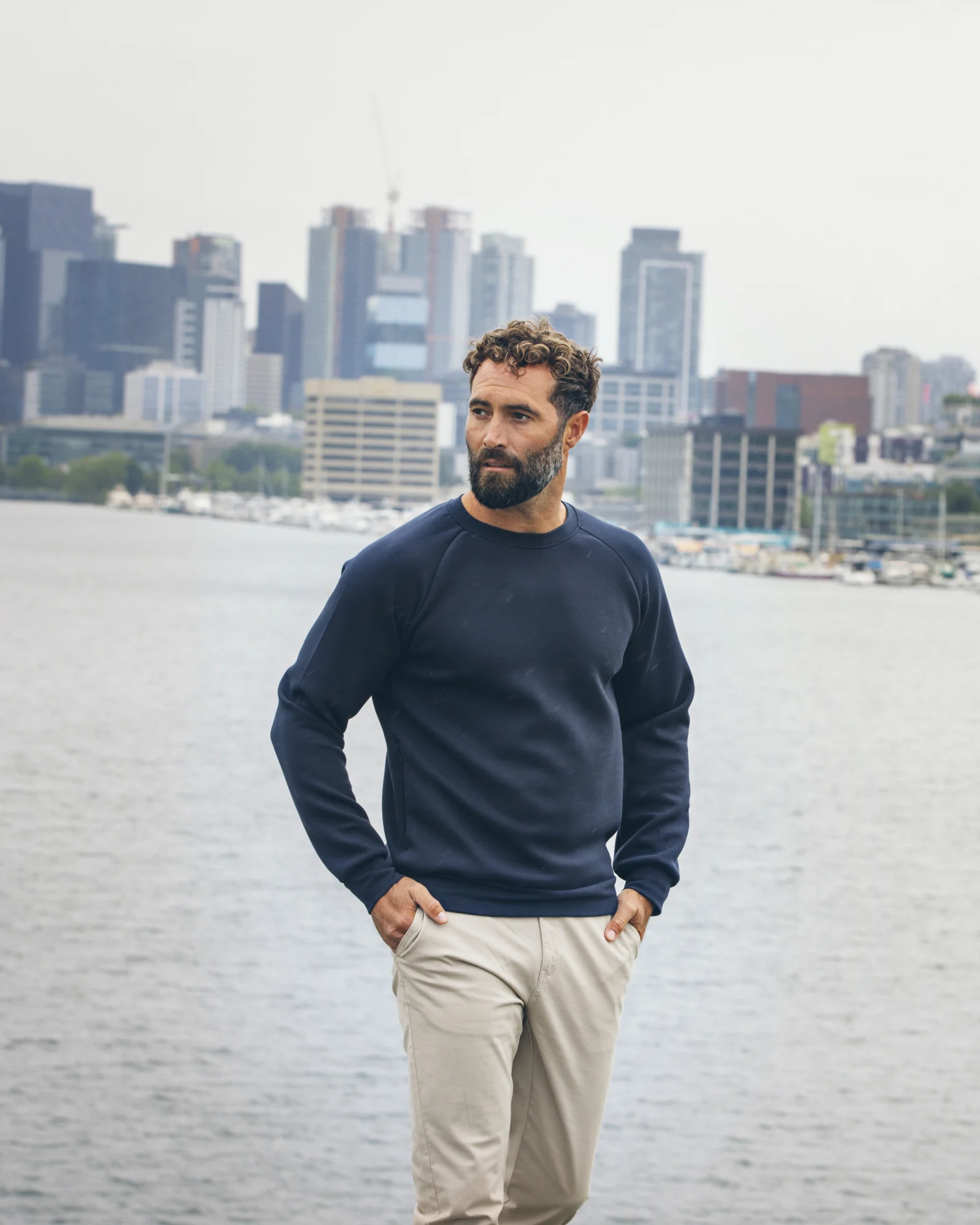 Cutter & Buck Pemberton Crewneck sweater heren