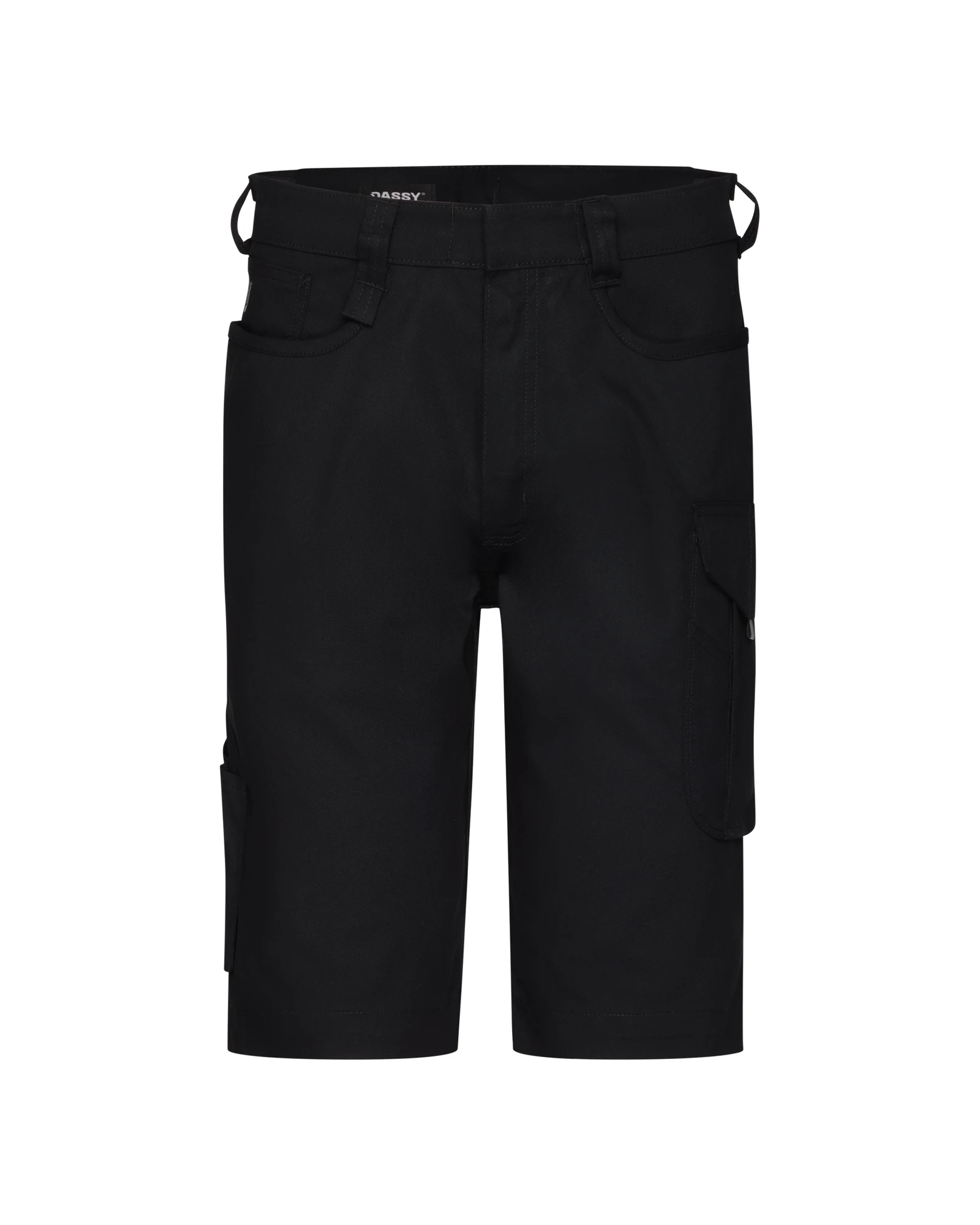 DASSY Botta werkshort in zwart, vooraanzicht