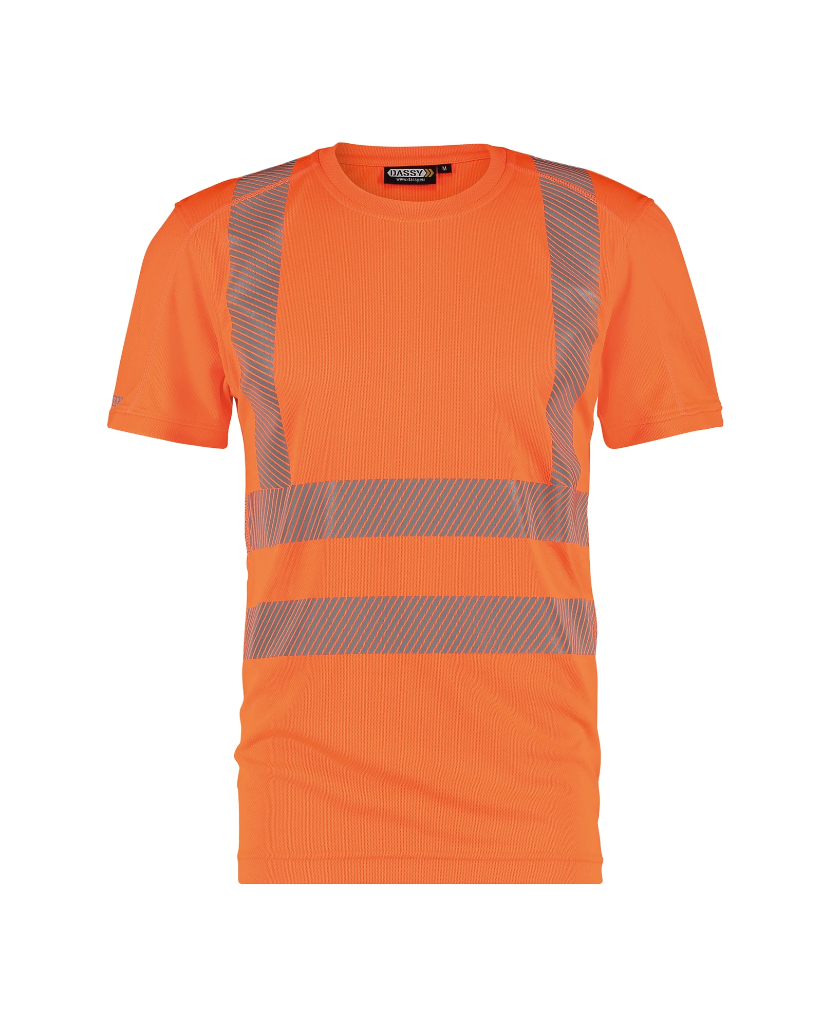 DASSY Carter hogezichtbaarheids-uv-t-shirt in fluo-oranje, vooraanzicht