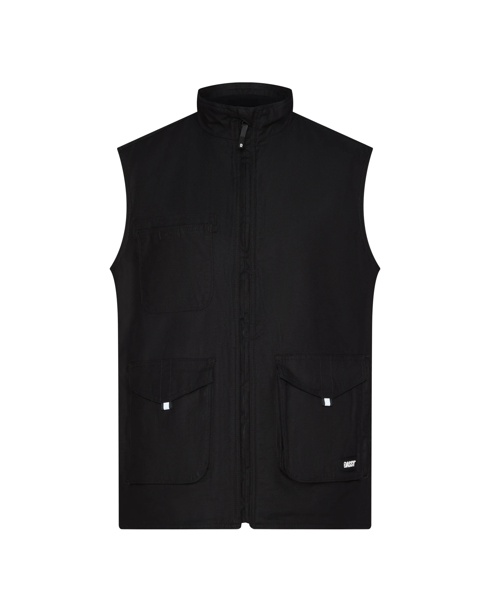 DASSY Morris bodywarmer in zwart, vooraanzicht