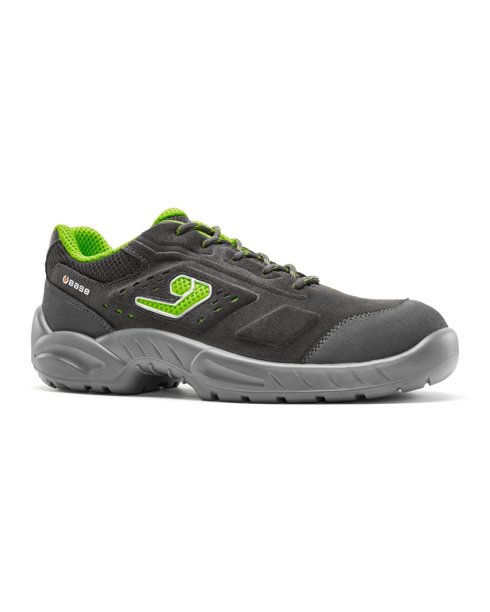 Base Cadorna veiligheidsschoen B0136C in grijs/groen