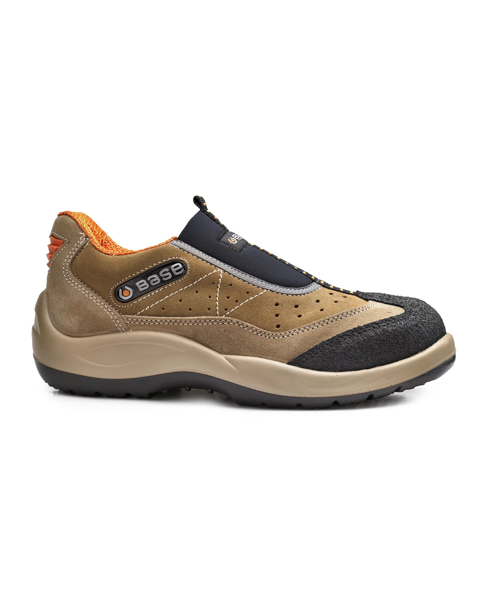 Base Arena veiligheidsschoen B0451 in beige/zwart