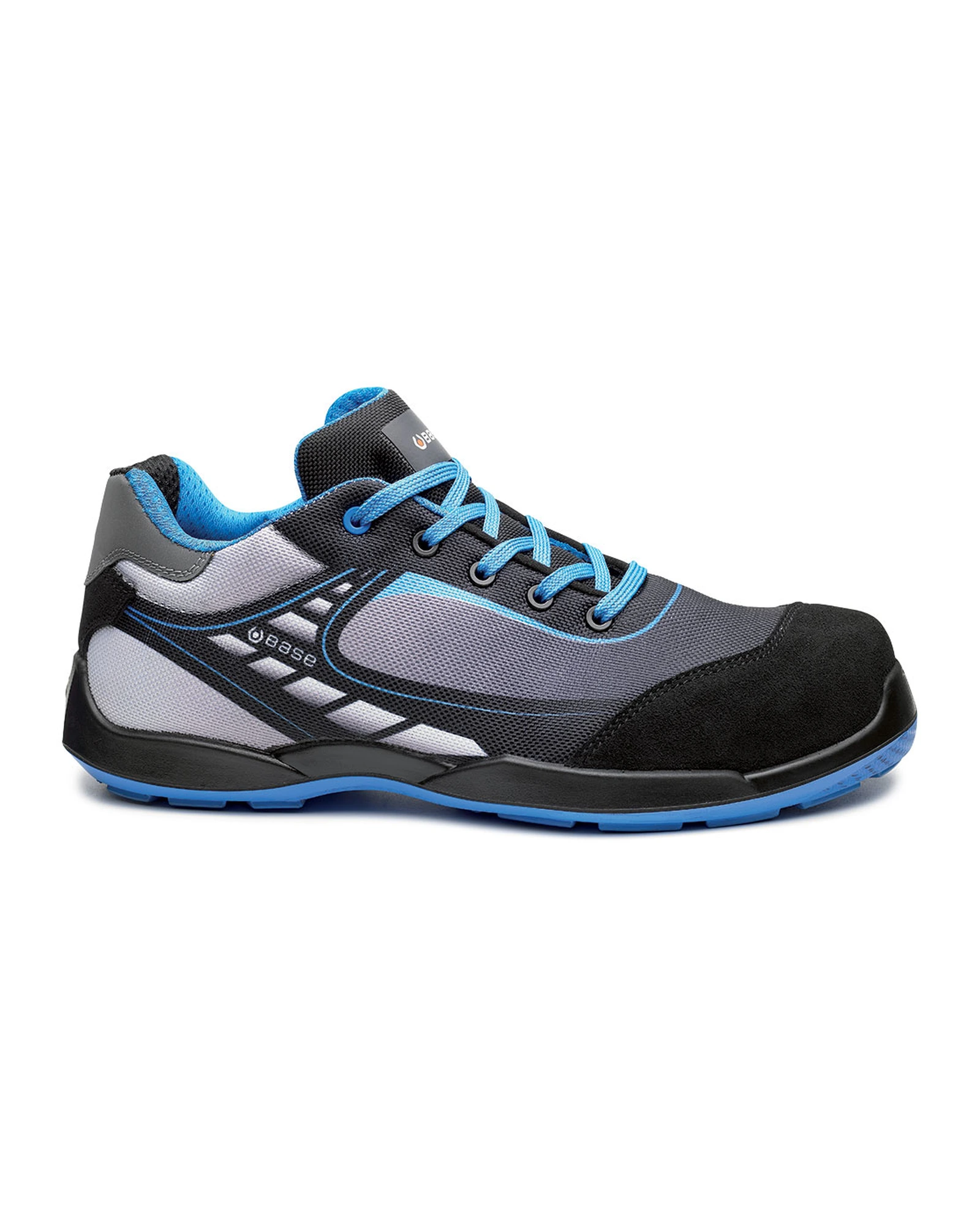 Base Bowling/Tennis veiligheidsschoen B0676 in zwart/blauw