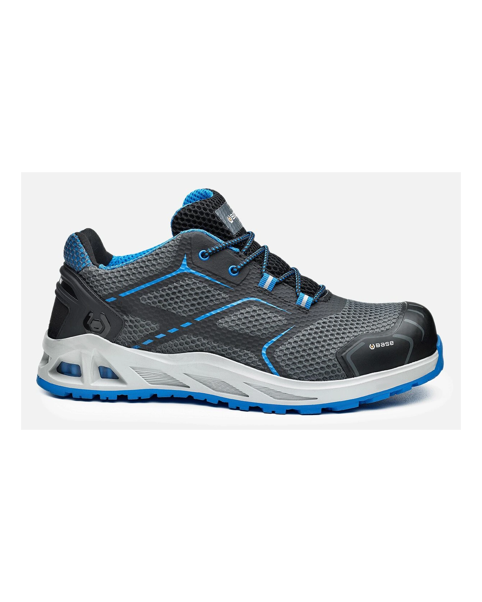 Base K-Step/K-Speed/K-Move/K-Start veiligheidsschoen B1004 in grijs/blauw