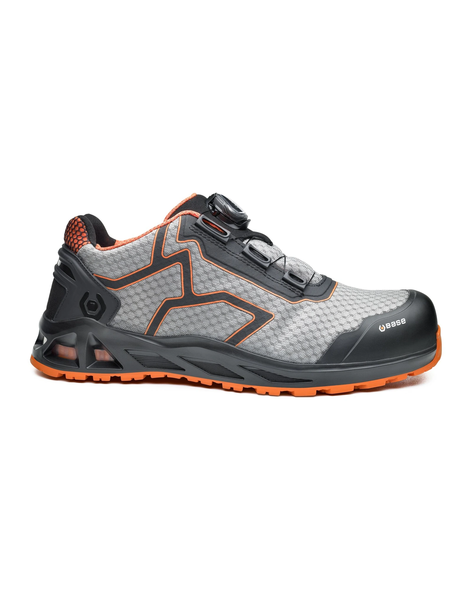 Base K-Jump/ K-Trek/ K-Rush veiligheidsschoen B1005 in grijs/oranje