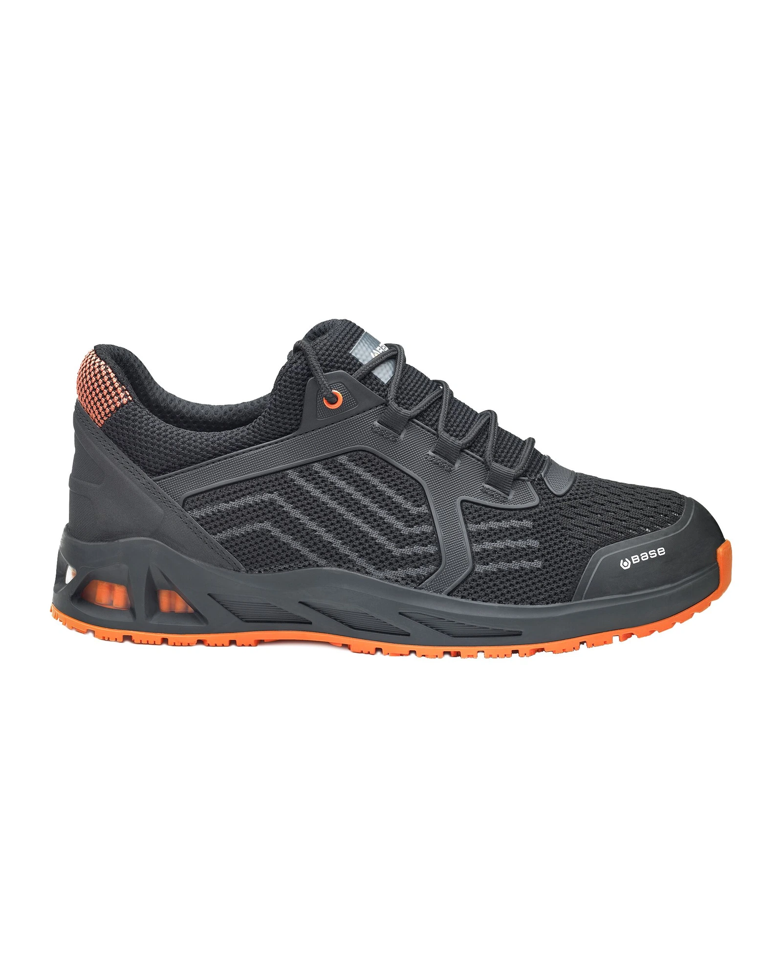 Base K-Twist werkschoen B1009 in zwart/oranje
