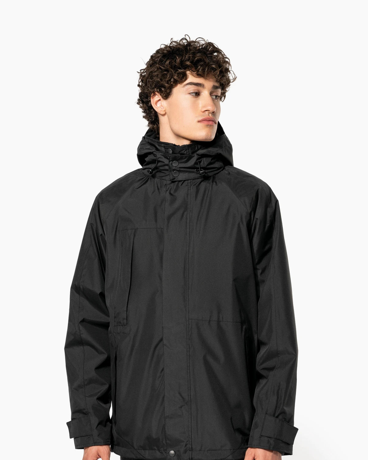 Kariban K657 Parka 3-In-1 gedragen door een model