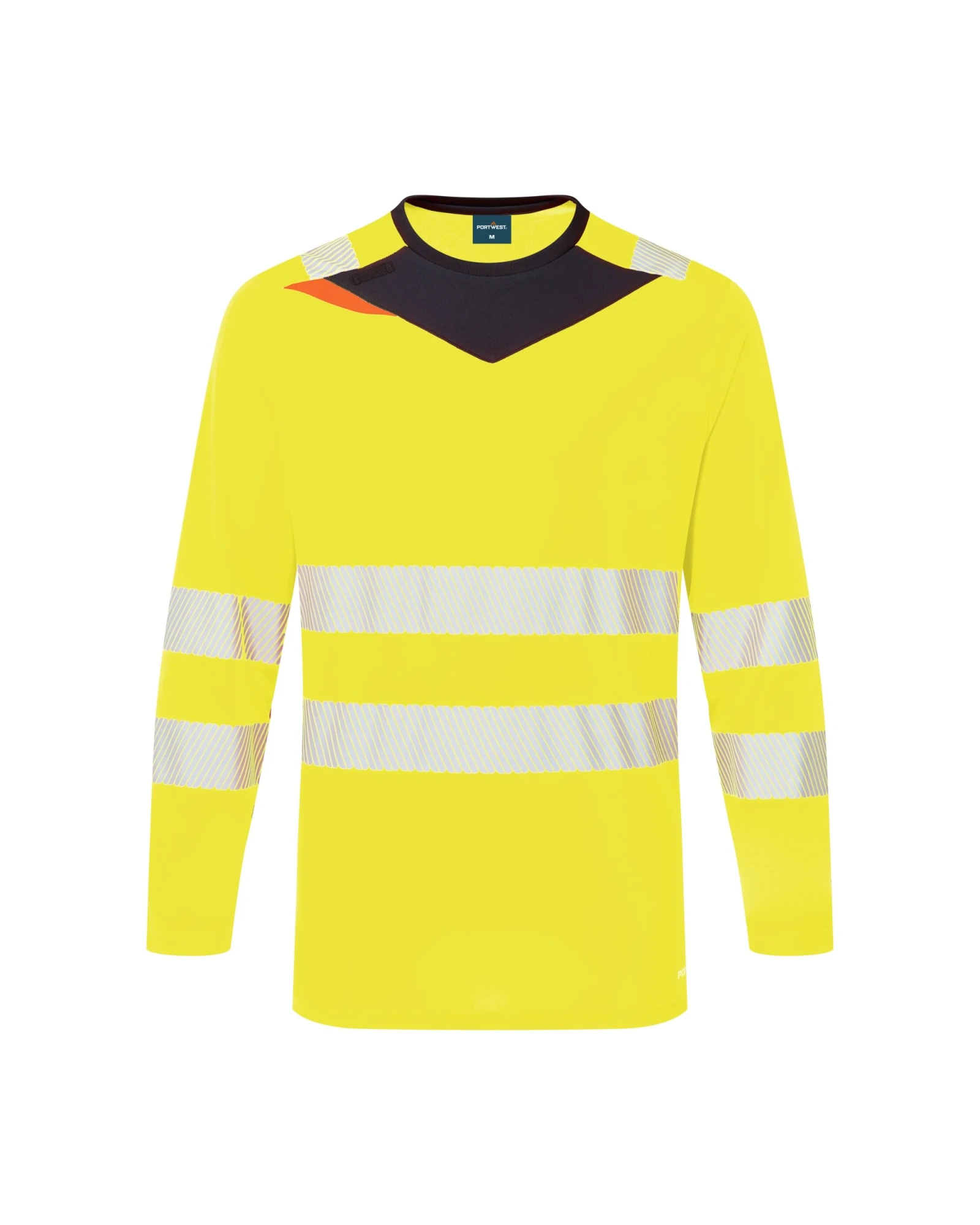 Portwest DX4 Hi-Vis Hi-vis T-shirt in geel/zwart