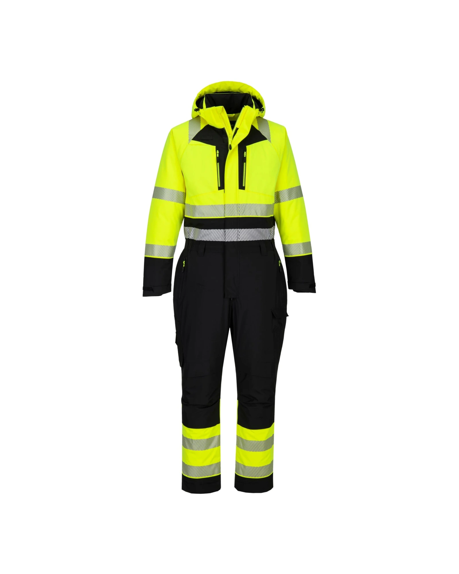 Portwest DX4 Hi-Vis Hi-vis overall in geel/zwart