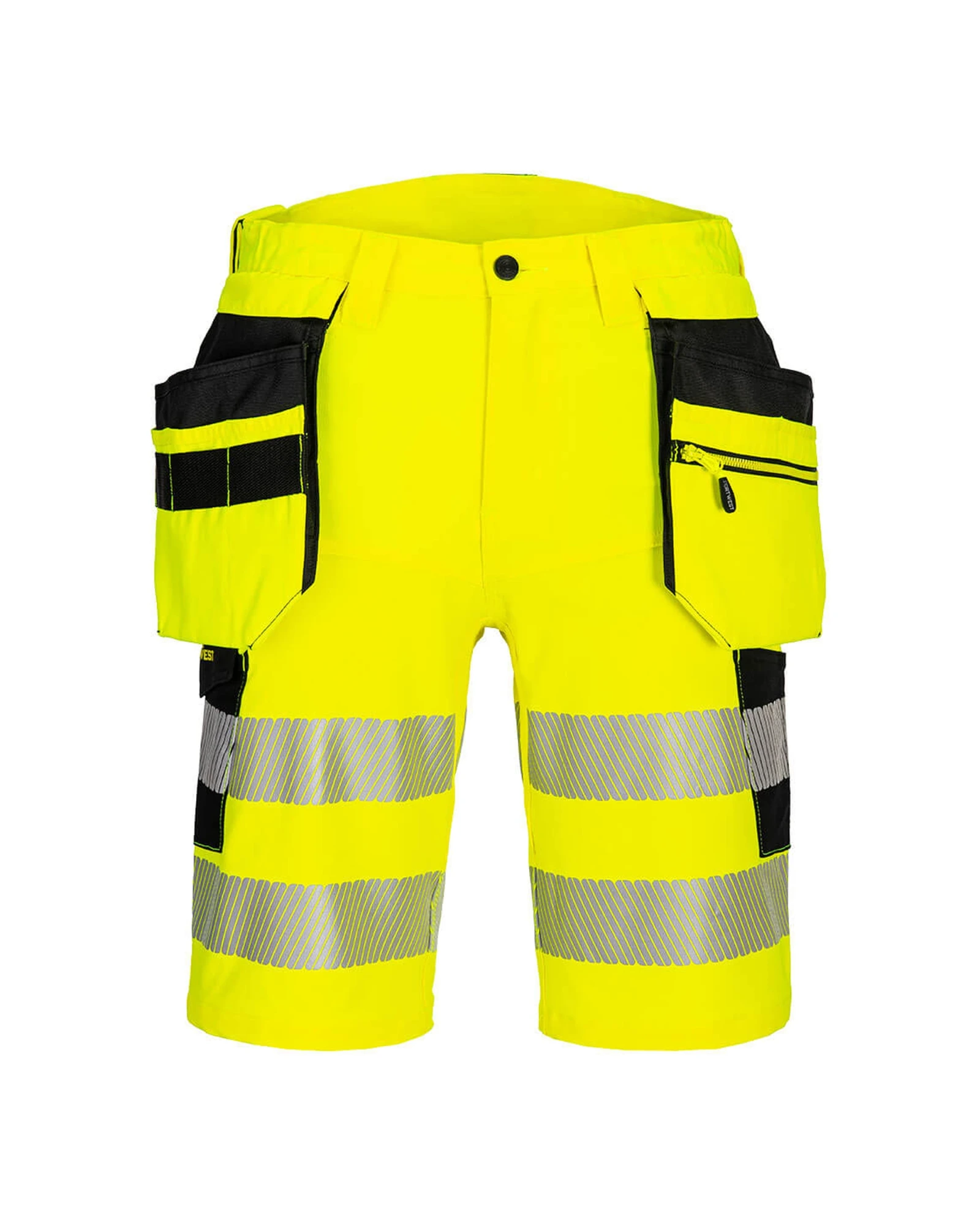 Portwest DX4 Hi-Vis Hi-vis werkshort in geel/zwart