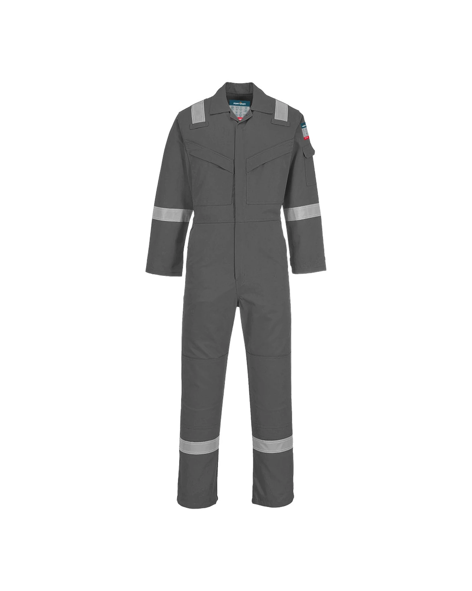 Portwest vlamvertragende overall in grijs