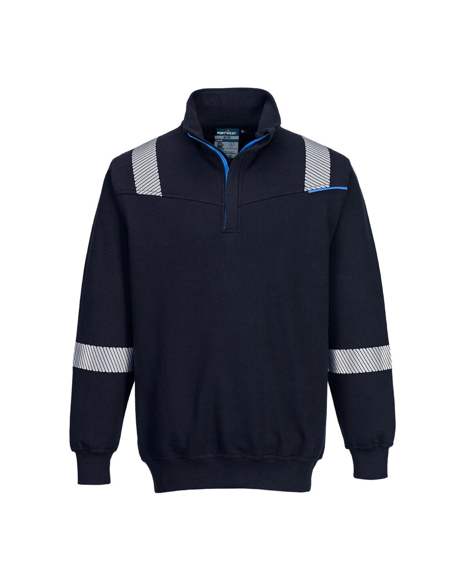 Portwest WX3 vlamvertragend sweatshirt in marine