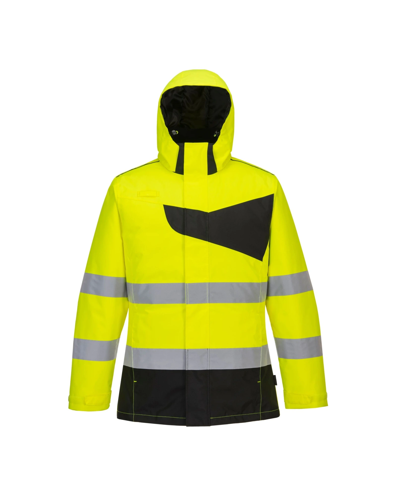 Portwest Hi-Vis Hi-vis winterjas in geel/zwart