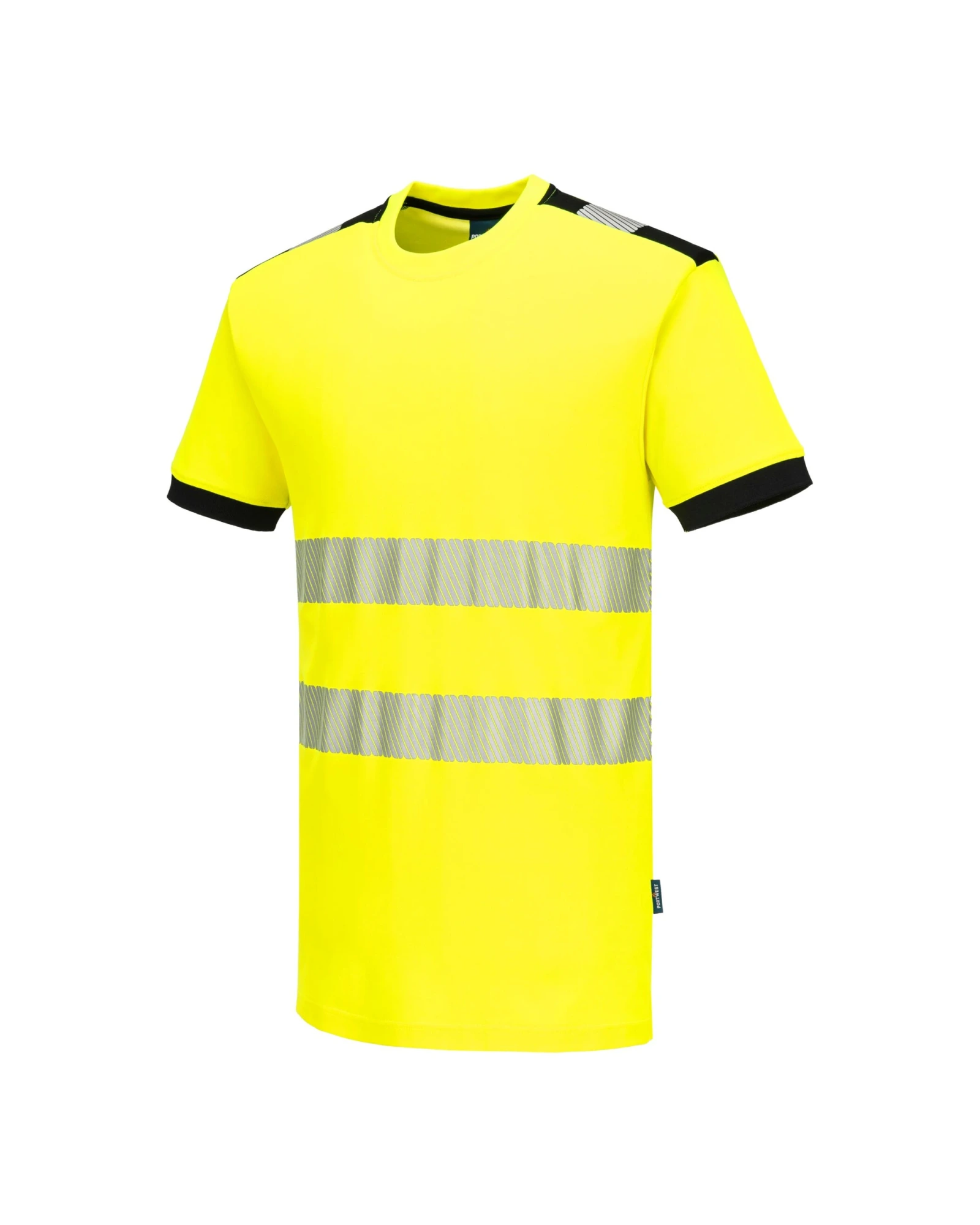 Portwest PW3 Hi-Vis Hi-vis T-shirt in geel/zwart