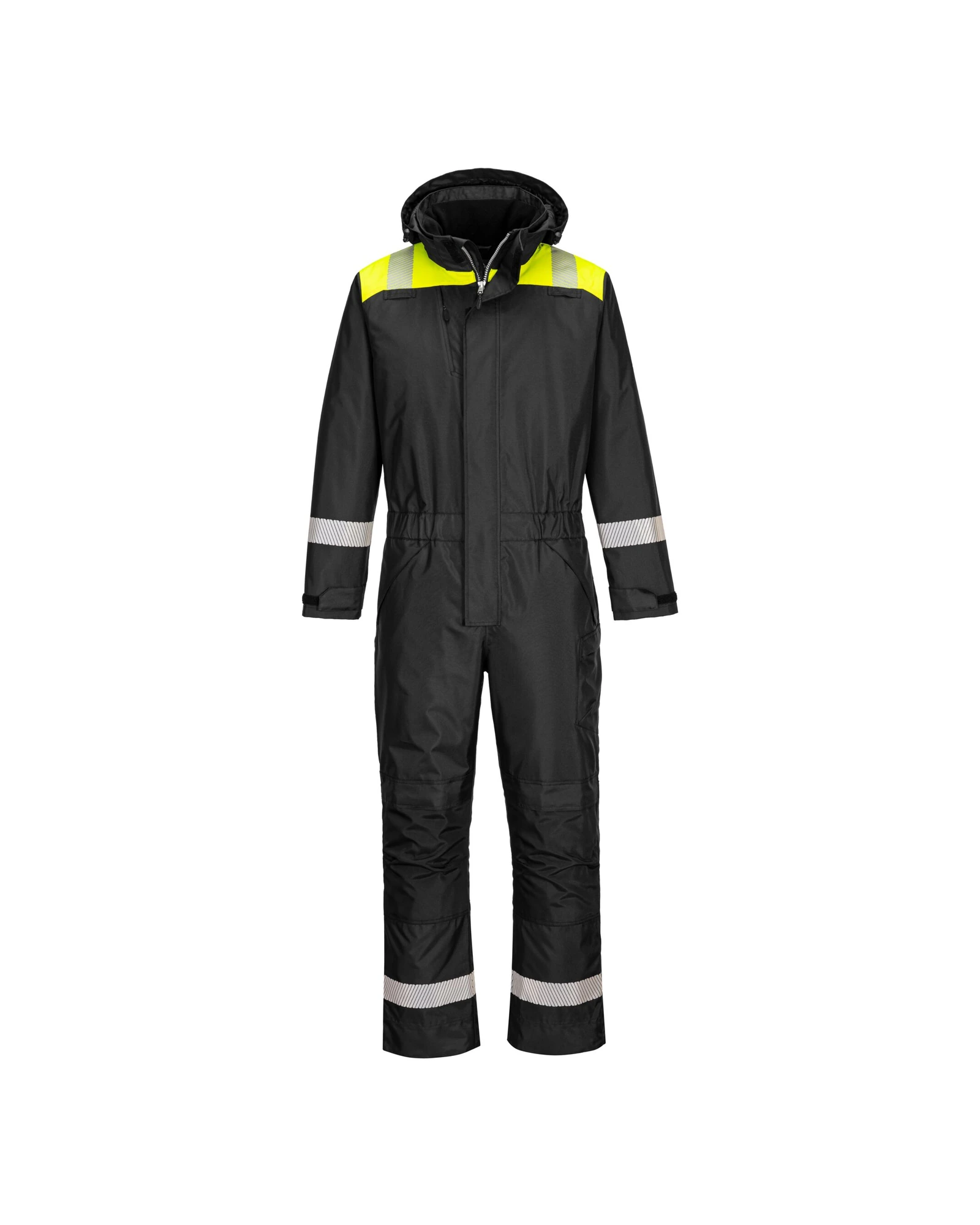 Portwest PW3 winteroverall in zwart/geel