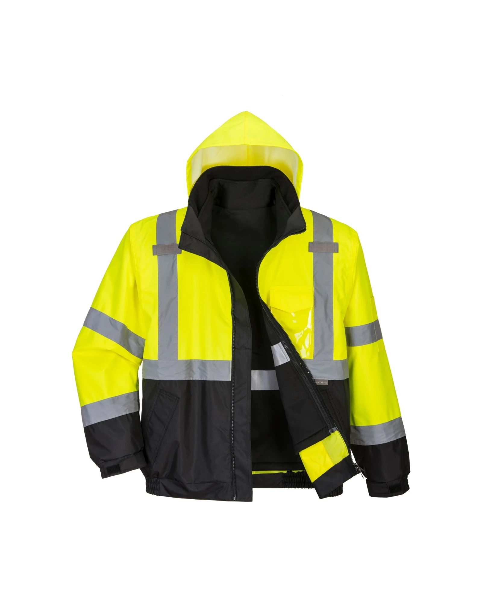 Portwest Hi-Vis Hi-vis multifunctionele jas in geel/zwart