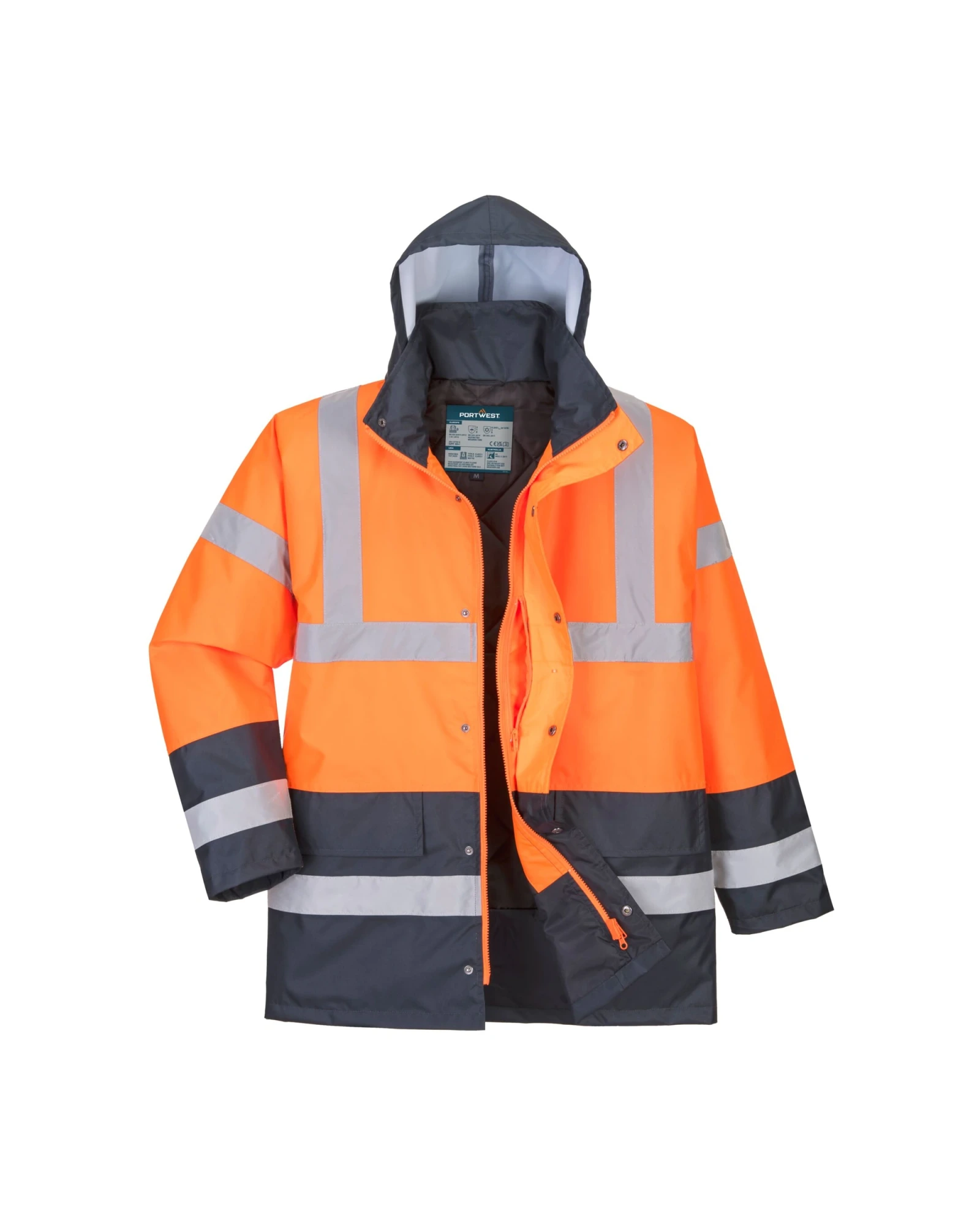Portwest Hi-Vis Hi-vis winterjas in oranje