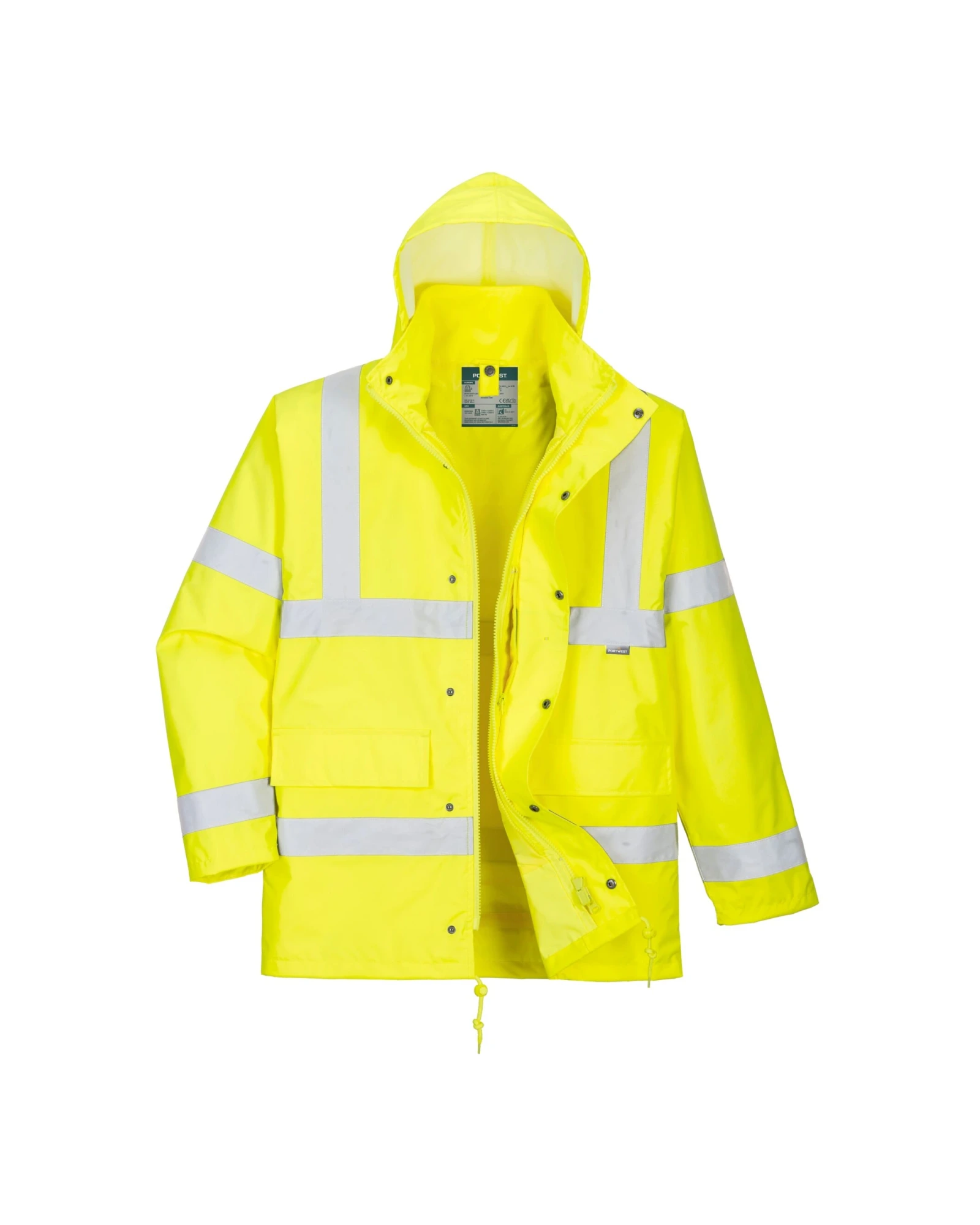 Portwest Hi-Vis Hi-vis multifunctionele jas in geel
