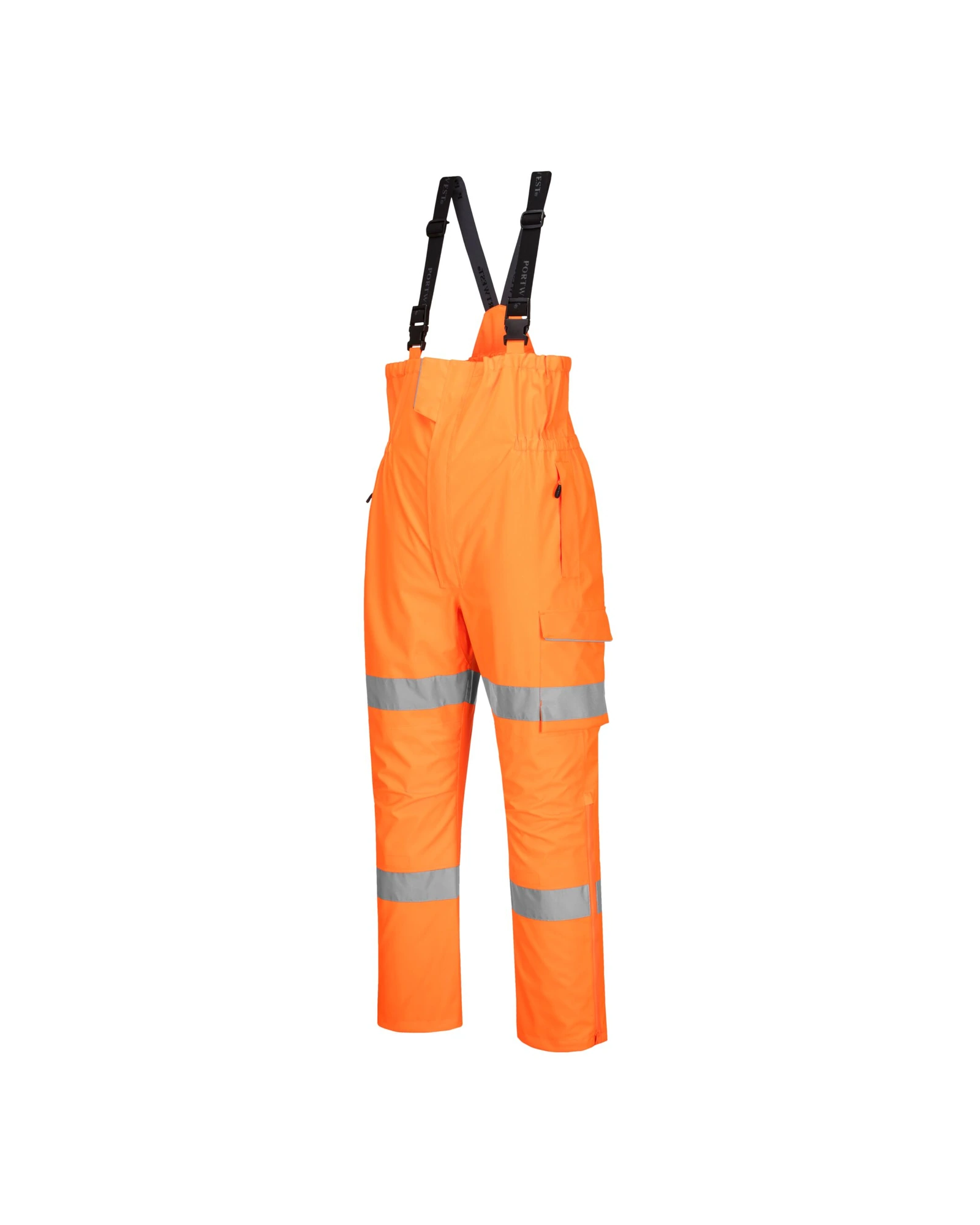 Portwest Extreme hi-vis regen tuinbroek in oranje