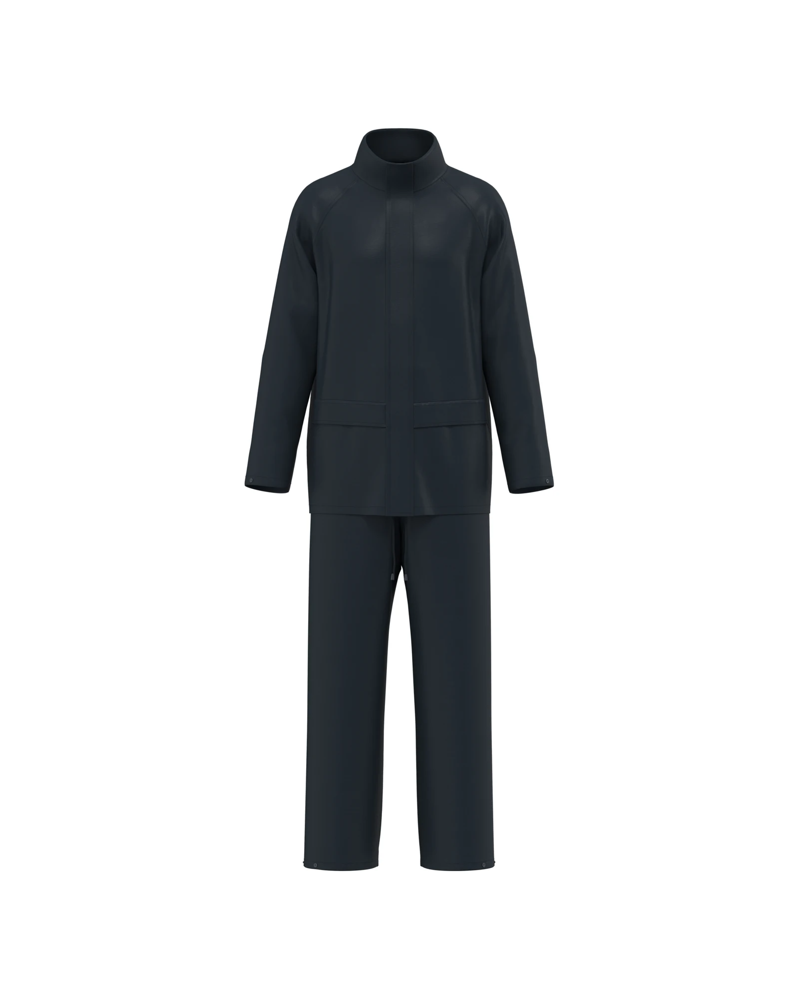 WK Designed To Work WK851 unisex regenpak in marine, vooraanzicht